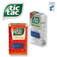 tic tac FRESH MINTS alterbativ FRESH ORANGE in der Box 